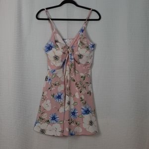 XHILARATION Floral Print Summer Dress Size L Jr.